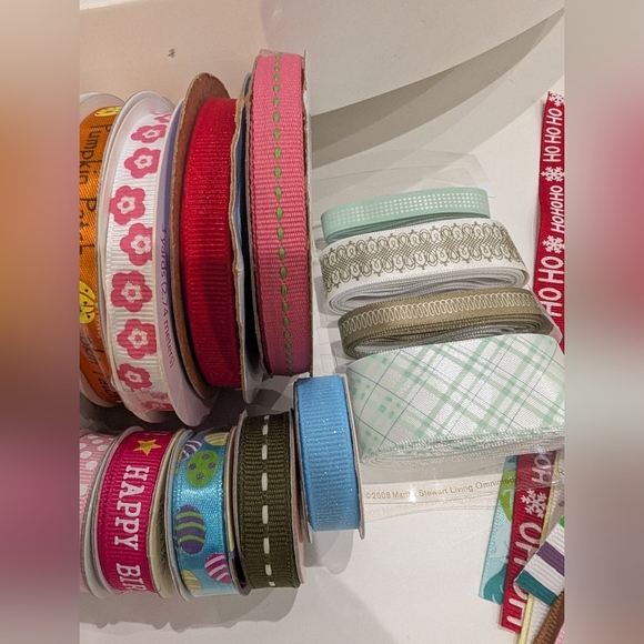 Ribbon 31 Rolls Craft Ribbon, Art Ribbon, Satin Ribbon, Cards & Hairpiece Ribbon - Picture 7 of 9